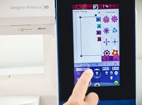 Husqvarna Designer Brilliance 80 - Kapazitiver Vollfarb-Touchscreen